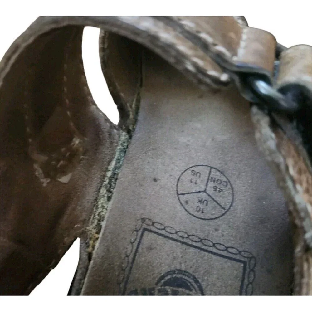 Dr. Martens Vintage 90s Chunky Sandal Men's Size 11 US Y2K Brown Leather Airwair